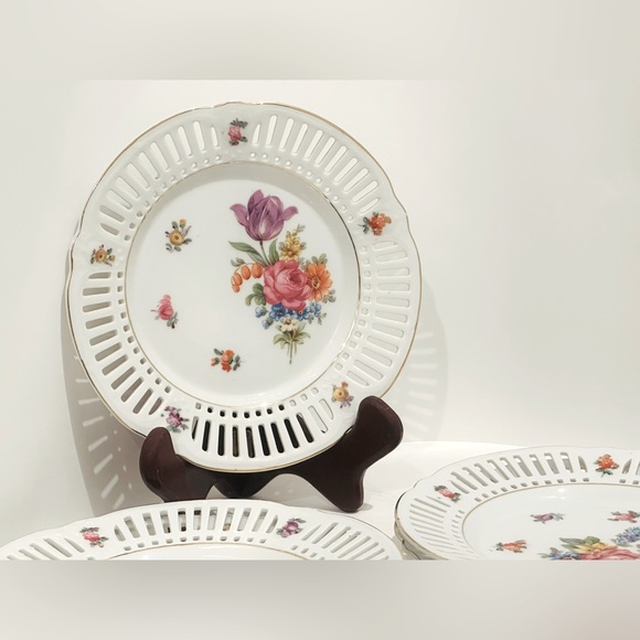 COPY - Vintage Bavaria Schumann Germany Rare Porcelain Reticulated open weave.$… - Picture 2 of 5